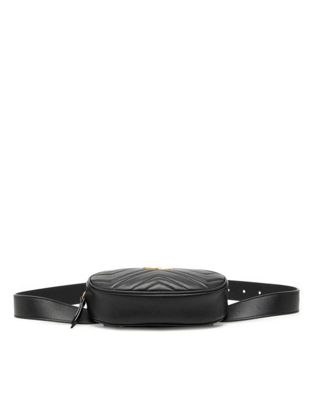 Gucci GG Marmont Quilted Belt Bag Black Leather - Picture 3 of 6